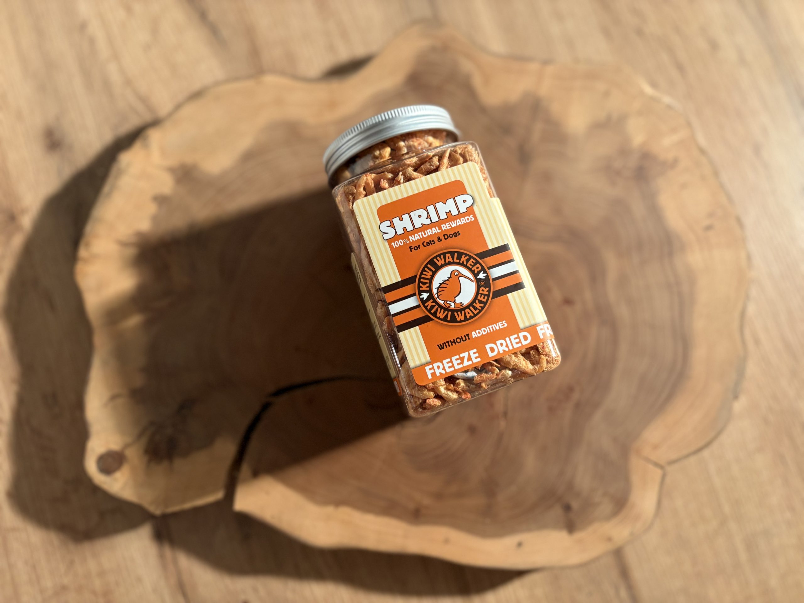 Crevettes lyophilisées